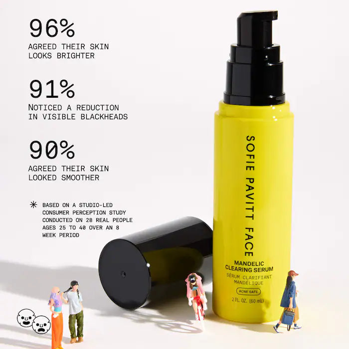 Mandelic Acid Exfoliating & Clearing Serum bottle back view