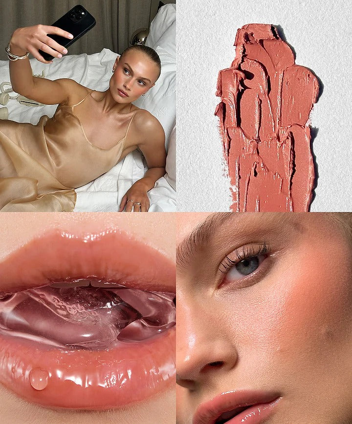 Malaya Cream Blush / Fawn Lip Gloss - Summer Lip & Blush Duo - GLAM MODA