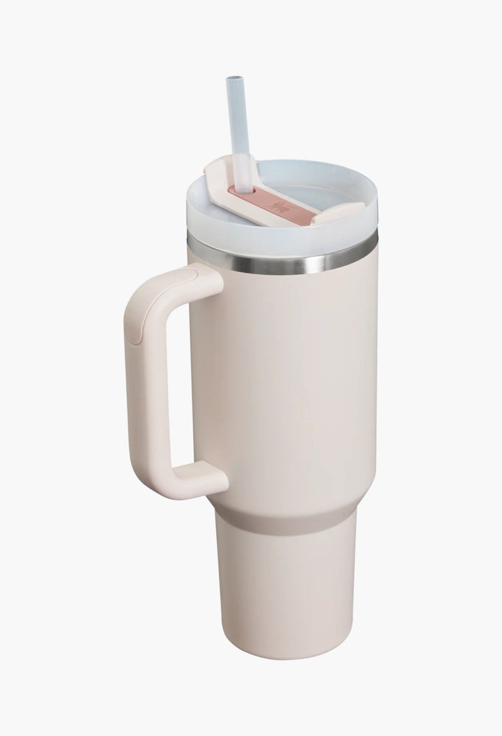 Rose Quartz 2.0 - The Quencher H2.0 Flowstate™ Tumbler | 40 OZ - GLAM MODA