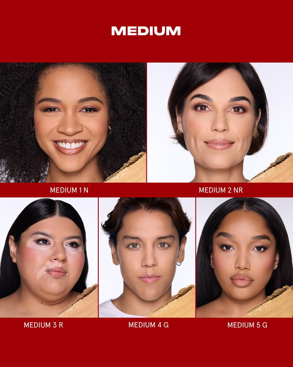 Medium 3 R - Turn Up the Base Versatile Powder Foundation - GLAM MODA
