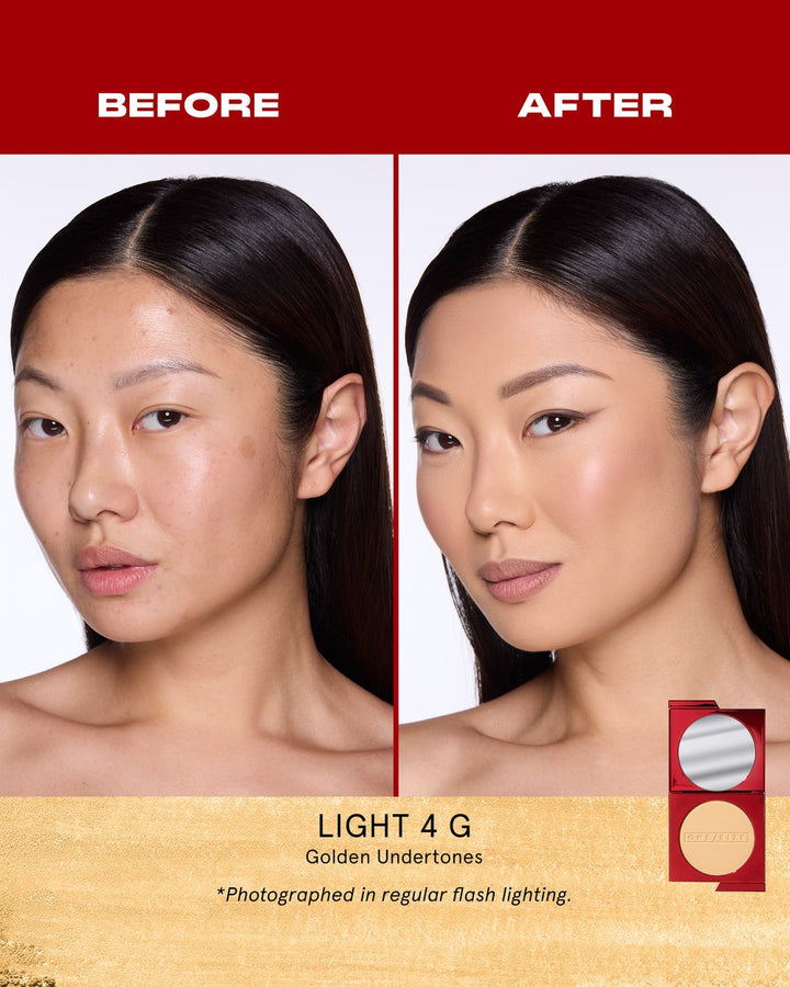 Light 4 G - Turn Up the Base Versatile Powder Foundation - GLAM MODA