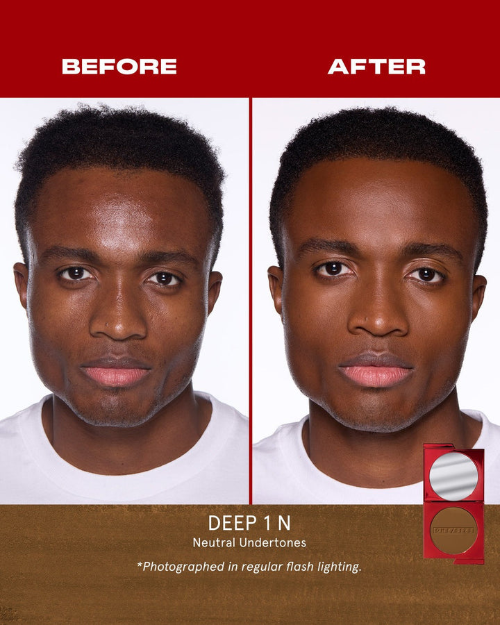 Deep 1 N - Turn Up the Base Versatile Powder Foundation - GLAM MODA