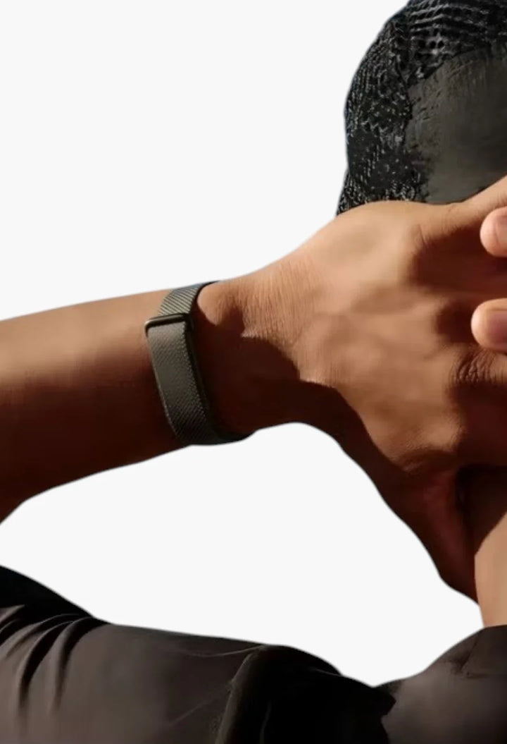 Compatible with Google Fitbit Air Nylon Loop Strap - Official Look Replica